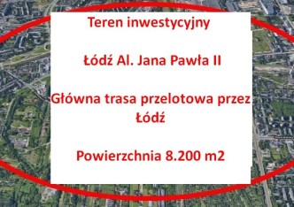 działka na sprzedaż - Łódź, Polesie, Jana Pawła II