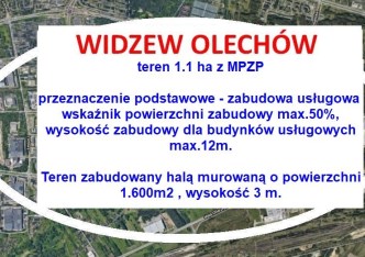 działka na sprzedaż - Łódź, Widzew, Olechów