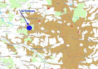 działka na sprzedaż - Aleksandrów Łódzki, Piaskowa Góra, Torfowa