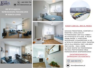 mieszkanie na wynajem - Łódź