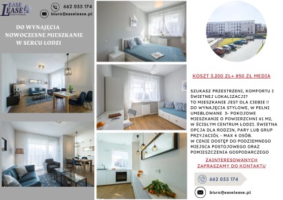 mieszkanie na wynajem - Łódź