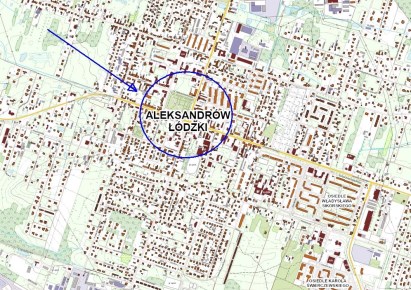 działka na sprzedaż - Aleksandrów Łódzki