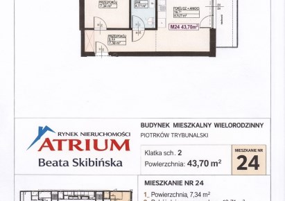 mieszkanie na sprzedaż - Piotrków Trybunalski