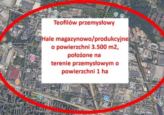 hala na sprzedaż - Łódź, Bałuty, Teofilów