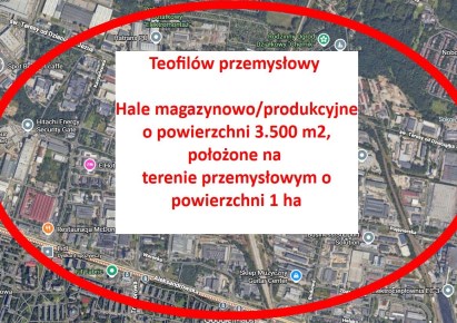 hala na sprzedaż - Łódź, Bałuty, Teofilów