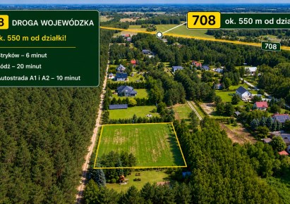 działka na sprzedaż - Stryków, Anielin Swędowski